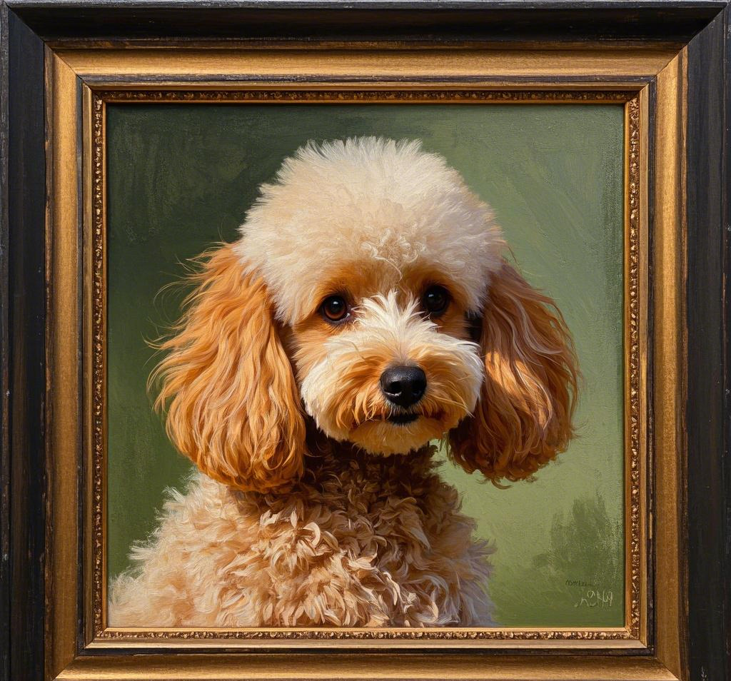 Custom Pet Photo- Personalized Pet Portrait Oil Painting Style