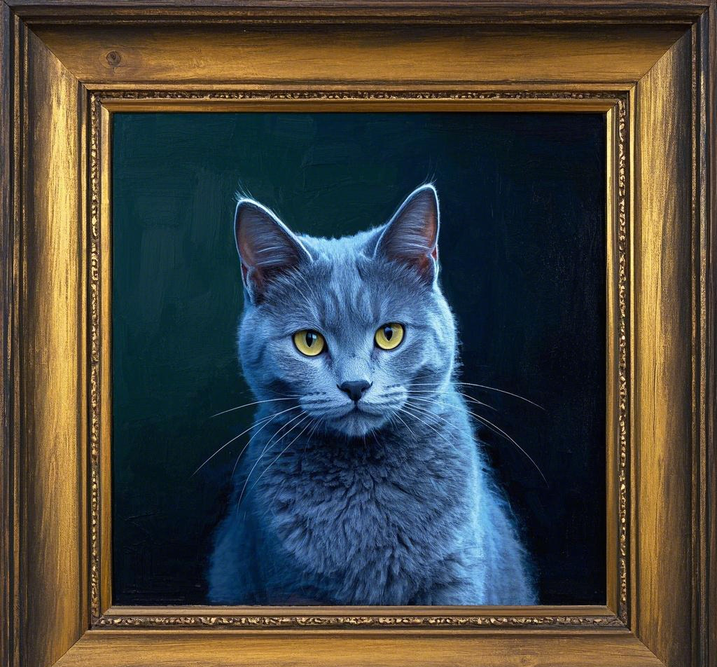 Custom Pet Photo- Personalized Pet Portrait Oil Painting Style