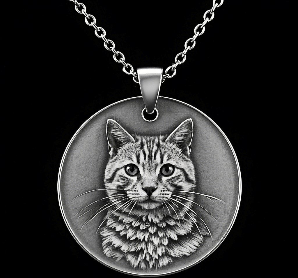 Custom Pet Relief Pendant Necklace