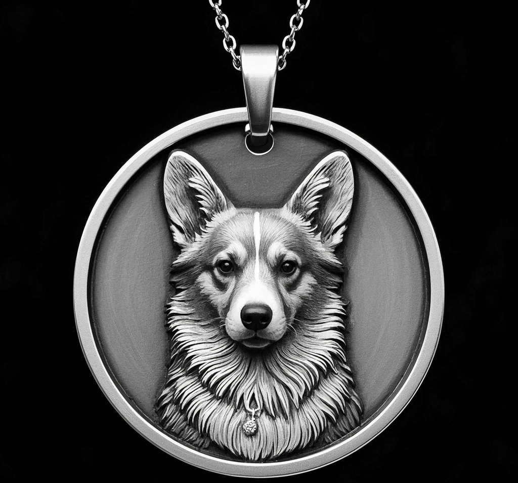 Custom Pet Relief Pendant Necklace