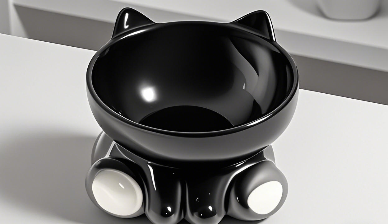Cat Bowl-Cute Ceramic Cat Bowl
