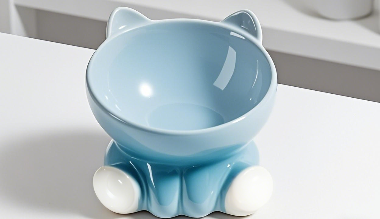 Cat Bowl-Cute Ceramic Cat Bowl