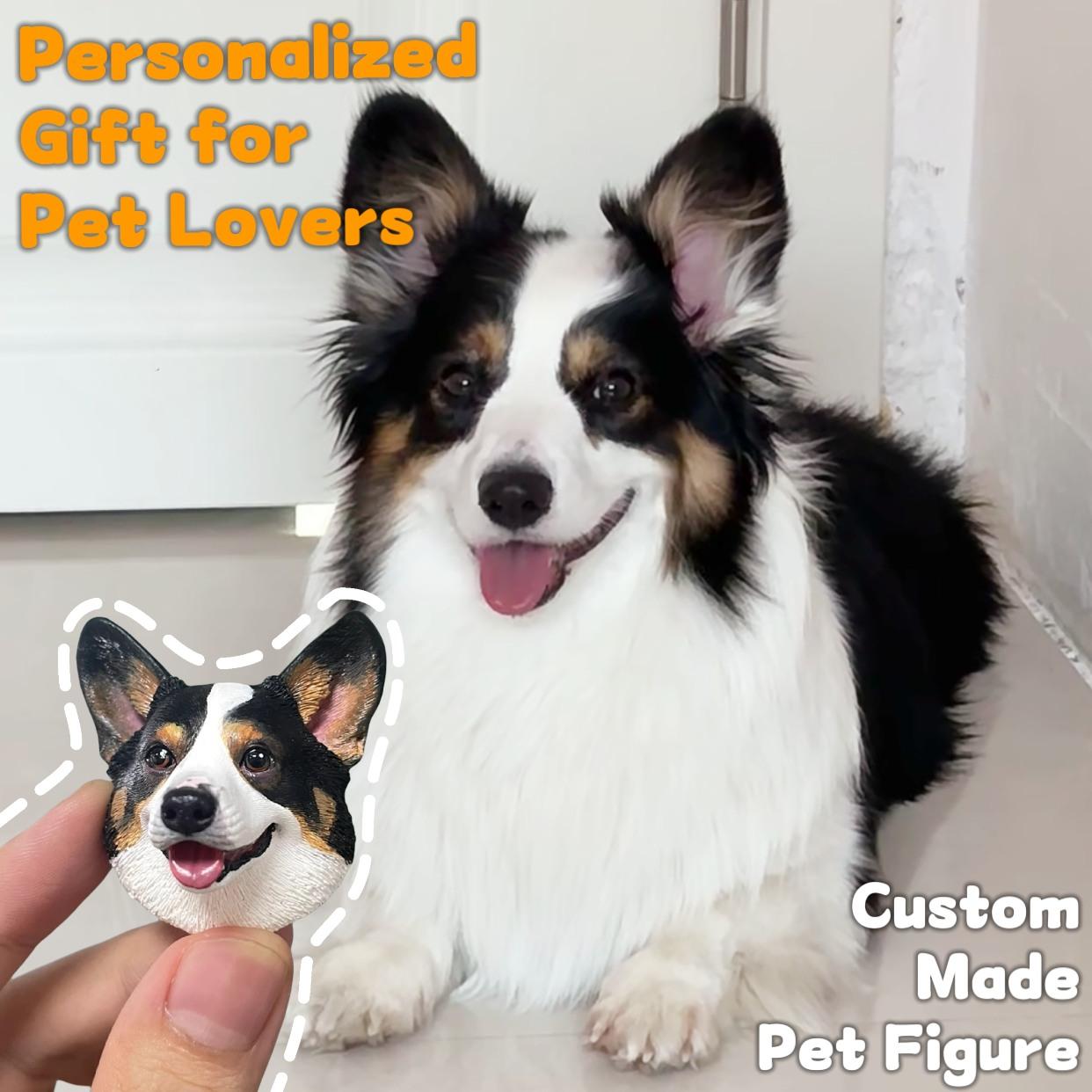 Custom Pet Photo- Personalized 3D Figure Handcrafted