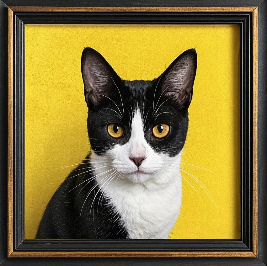 Custom Pet Portrait- Personalized Pet Portrait Crystal Porcelain canvas Painting