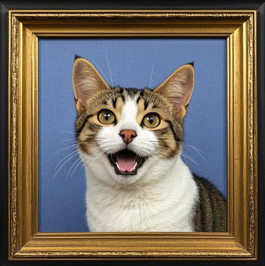 Custom Pet Photo- Personalized Pet Portrait Oil Painting Style