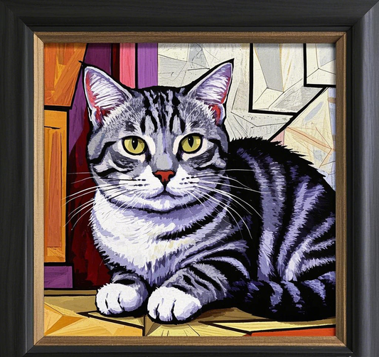Custom Pet Photo- Personalized Pet Portrait Abstract Style