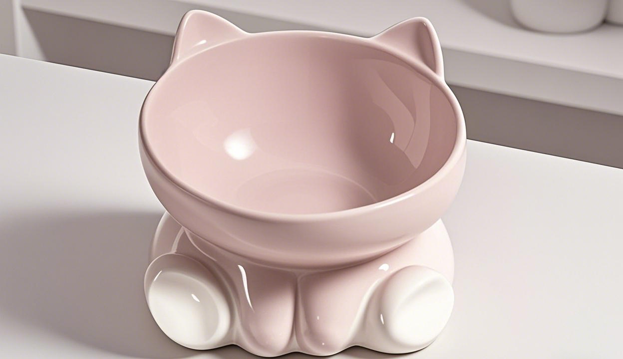Cat  Bowl-Cute Ceramic Cat Bowl