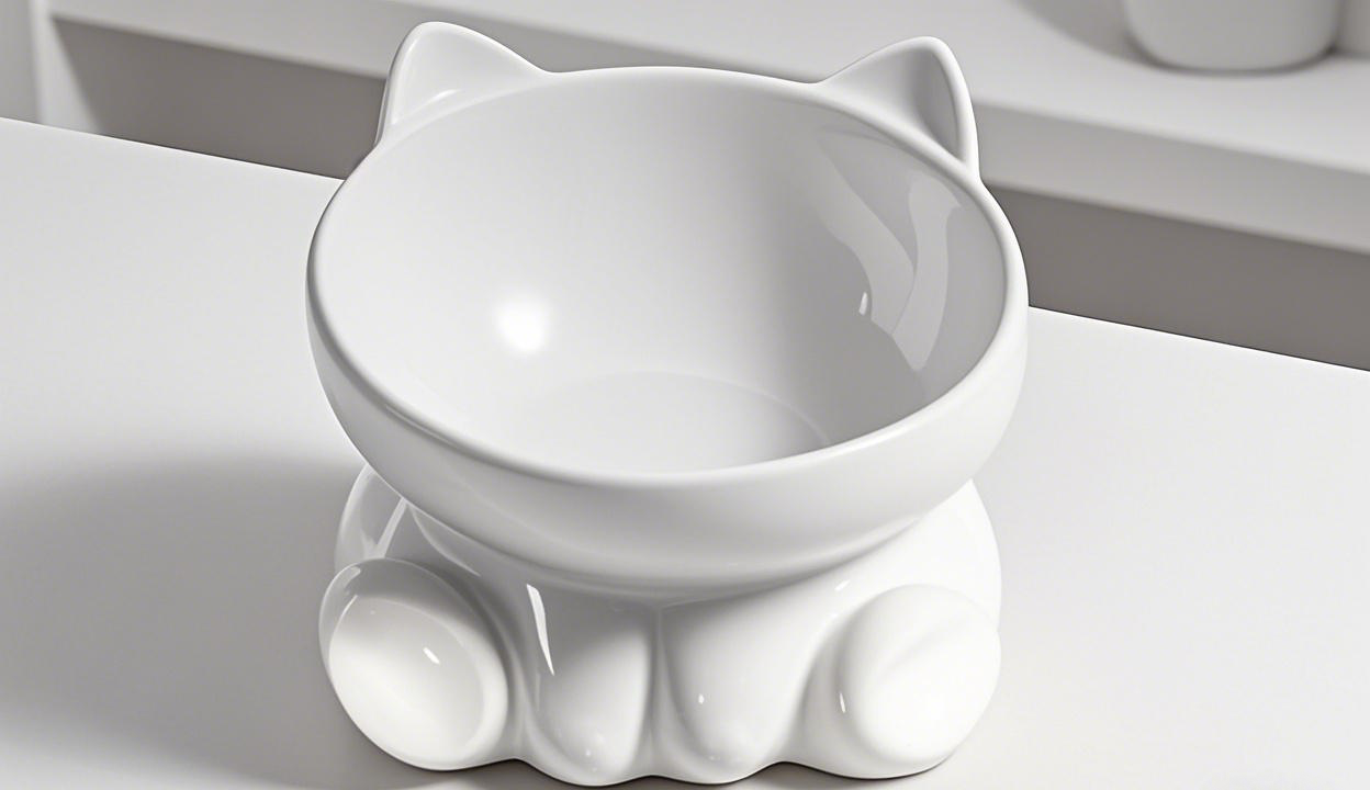 Cat  Bowl-Cute Ceramic Cat Bowl