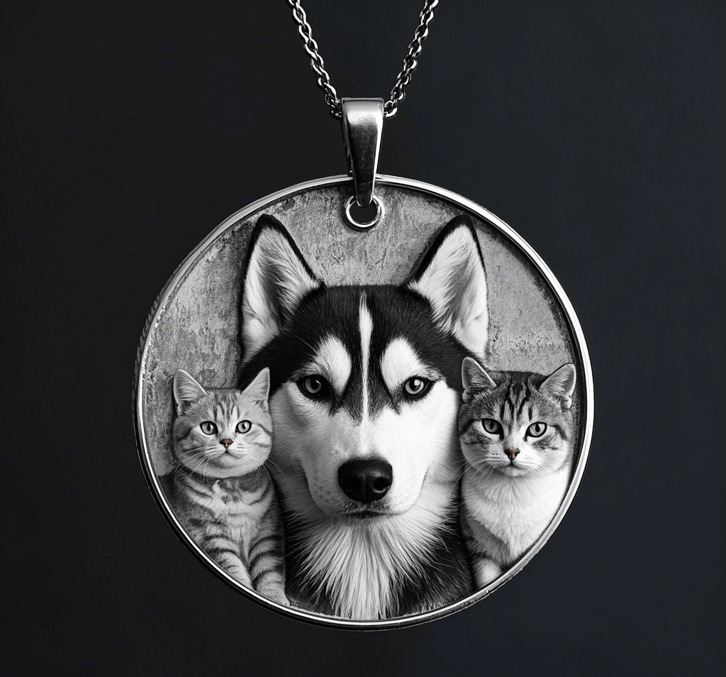 Custom Pet Relief Pendant Necklace