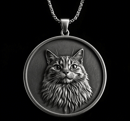 Custom Pet Relief Pendant Necklace