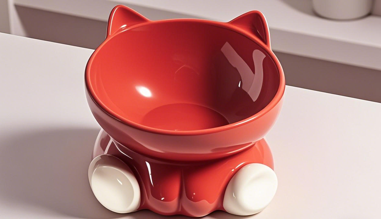Cat  Bowl-Cute Ceramic Cat Bowl