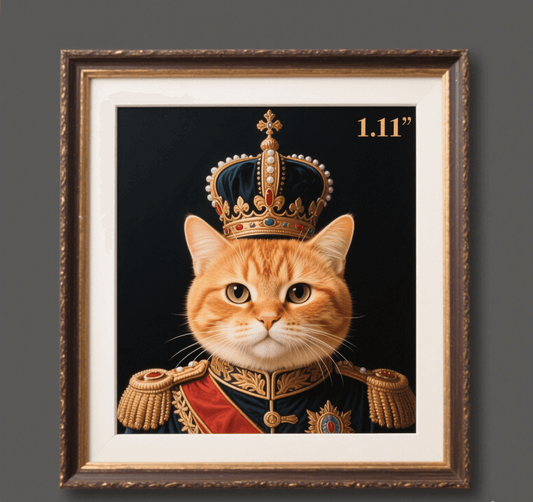 Custom Pet Photo- Personalized Pet Portrait -Royal General