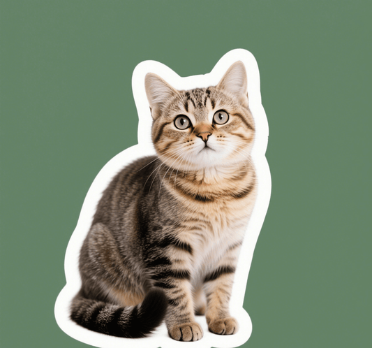 Custom Pet Stickers – AI-Personalized Waterproof & Vibrant