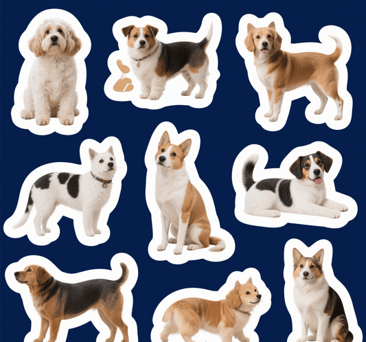 Custom Pet Stickers – AI-Personalized Waterproof & Vibrant